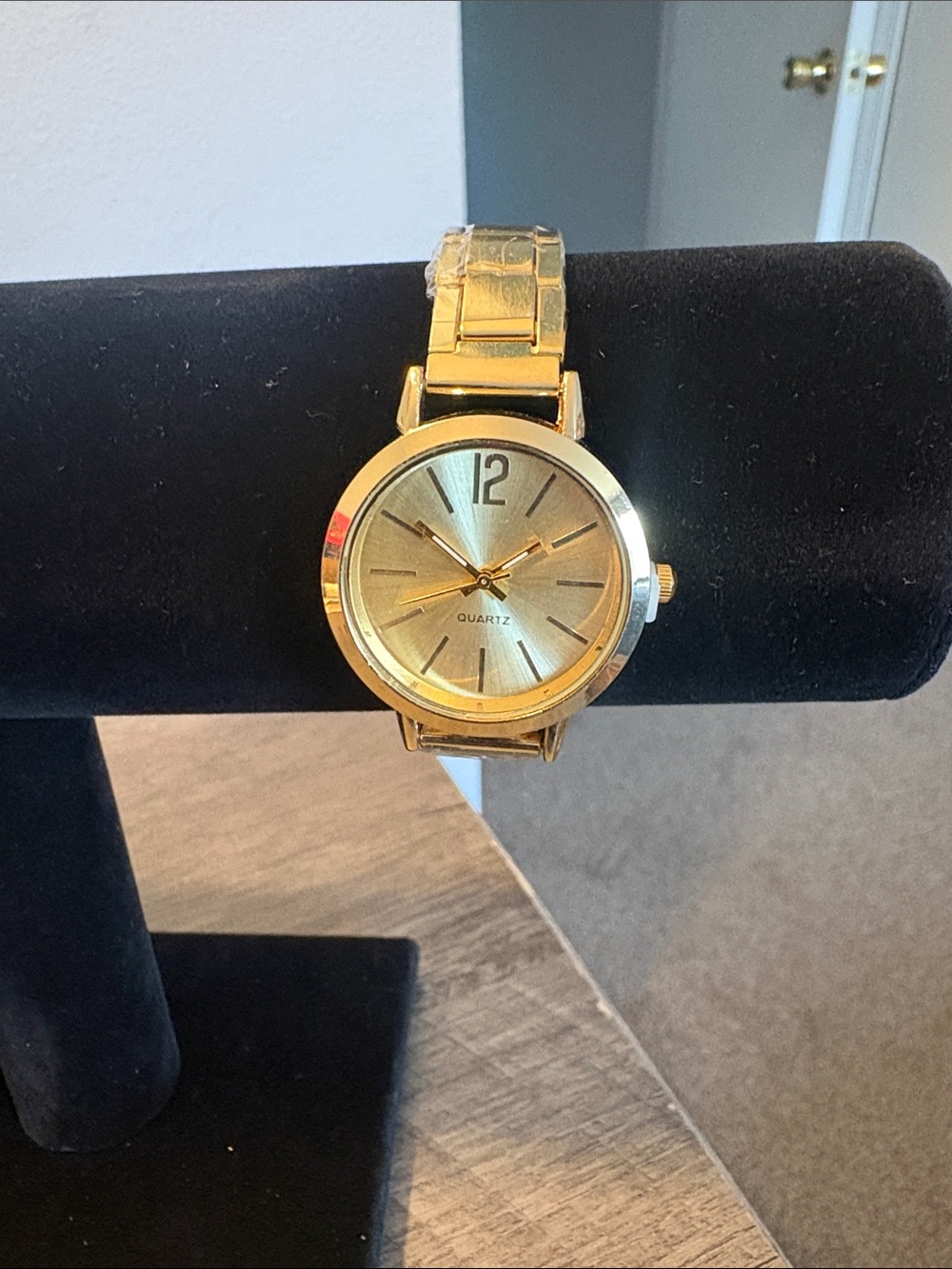 Classic Gold-Tone Women's Quartz Bracelet Watch